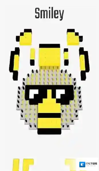 杂乱的像素方块