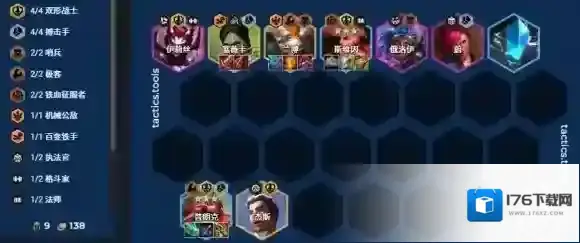 金铲铲之战442船长阵容推荐-S13测试服变形搏击船长装备搭配