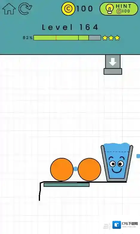 快乐玻璃杯164关怎么过 HappyGlass第164关三星通关攻略