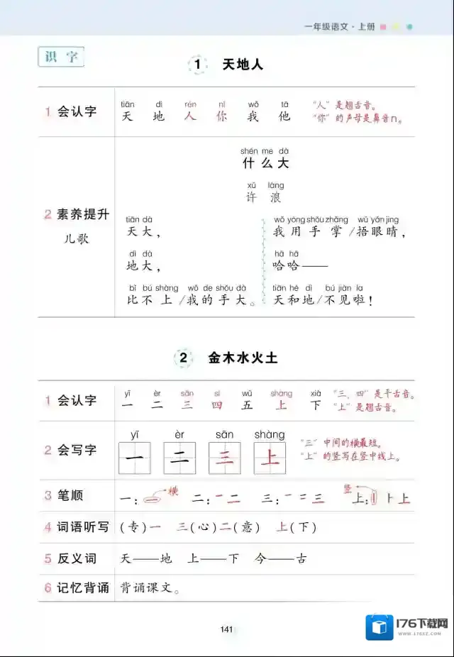 状元语文笔记小学1-6全年级（上册） 百度云网盘夸克 可打印