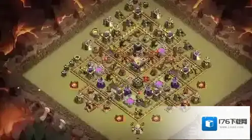 部落冲突10本双炸弹塔阵型怎么样 10本最新双炸弹塔阵型介绍