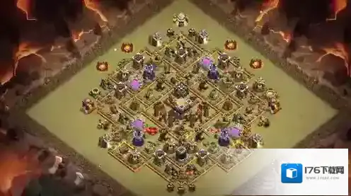 部落冲突10本双炸弹塔阵型怎么样 10本最新双炸弹塔阵型介绍