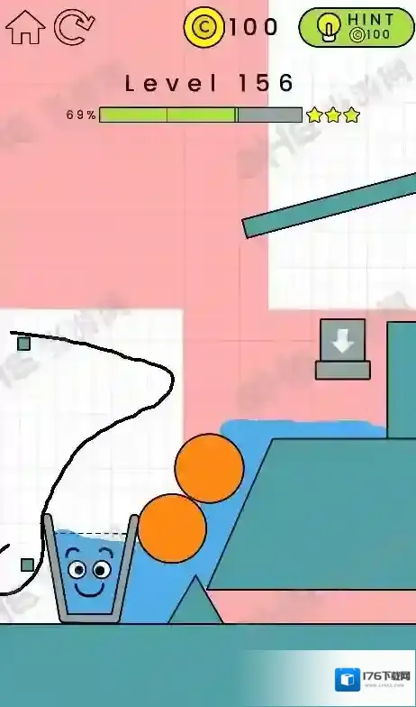 快乐玻璃杯156关怎么过 HappyGlass第156关三星通关攻略