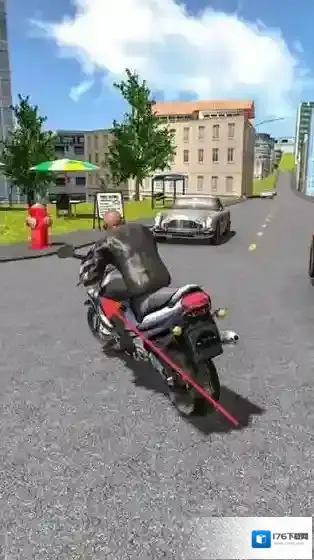 公路摩托遨游城市