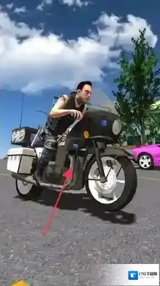 公路摩托遨游城市