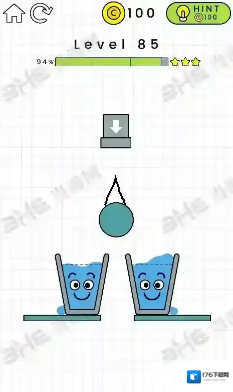 快乐玻璃杯85关怎么过 HappyGlass第85关三星通关攻略