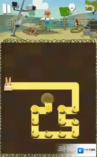 兔子复仇记穿过大火第44关怎么过 第五章44关三星图文攻略