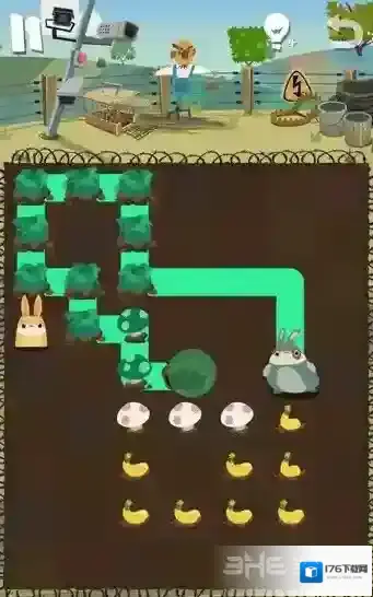 兔子复仇记穿过大火第44关怎么过 第五章44关三星图文攻略