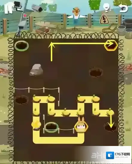 兔子复仇记穿过大火第22关怎么过 第五章22关三星图文攻略