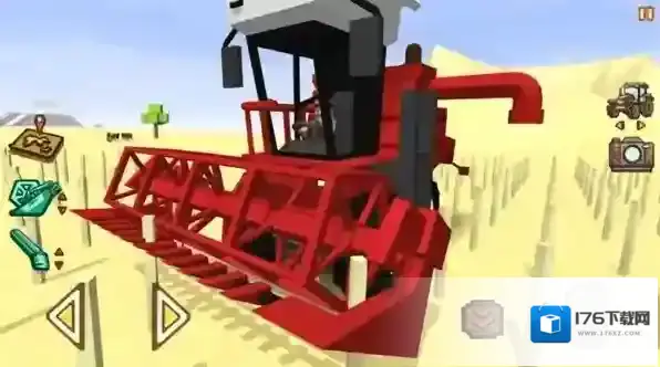 巨大的农场赛车