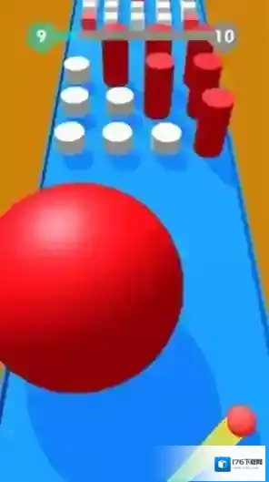 颜色冲撞球球3D