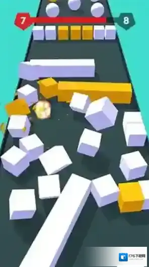 颜色冲撞球球3D