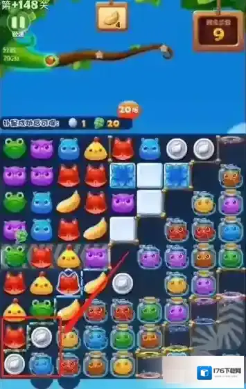 开心消消乐+148隐藏关怎么过?开心消消乐+148隐藏关通关攻略