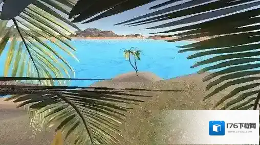 海盗堡垒和海浪