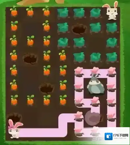 兔子复仇记五针松4关怎么过 Patchmania五针松第四关攻略