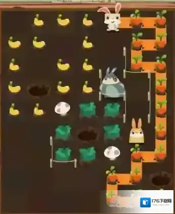兔子复仇记兔子洞里61关怎么过 第三章第61关三星图文攻略