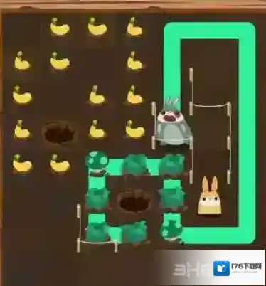 兔子复仇记兔子洞里61关怎么过 第三章第61关三星图文攻略