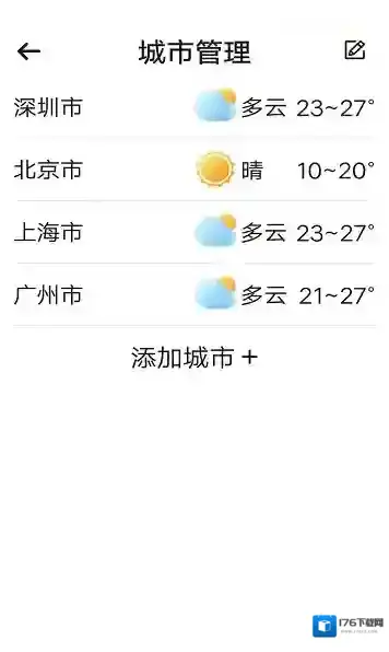 统一神州天气预报