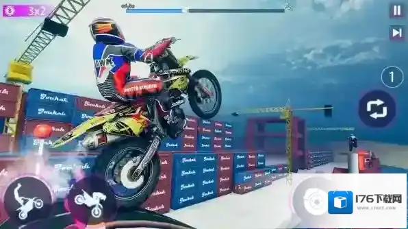 真正摩托车特技