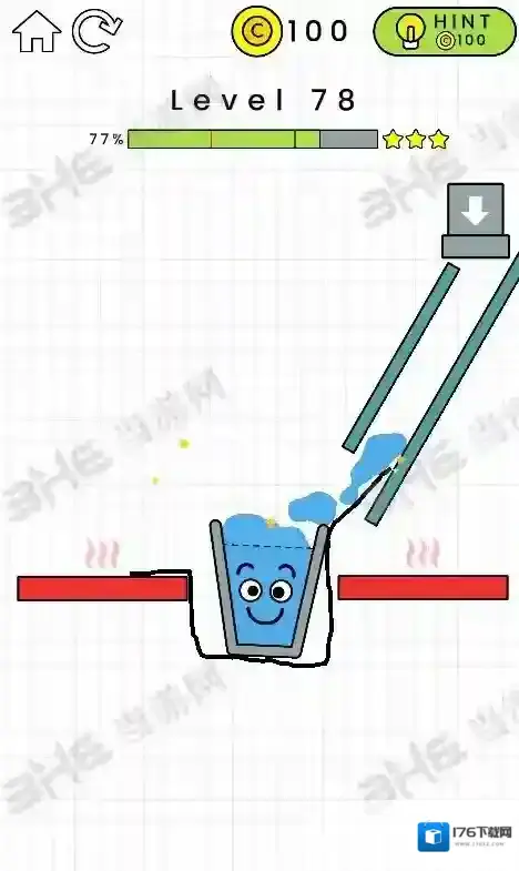 快乐玻璃杯78关怎么过 HappyGlass第78关三星通关攻略