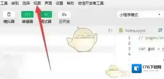 《微信开发者工具》显示空格设置方法