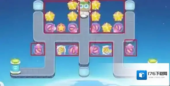 保卫萝卜4太空穿越第27关满星攻略