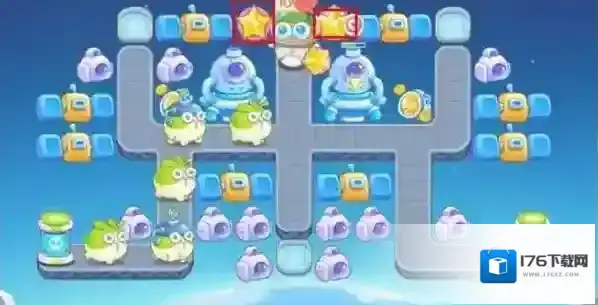 保卫萝卜4太空穿越第27关满星攻略