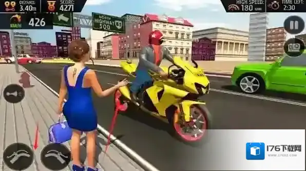 自行车出租车驾驶模拟器3d