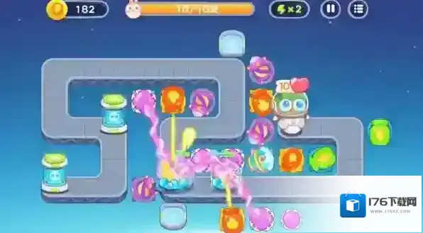 保卫萝卜4太空穿越第6关满星攻略