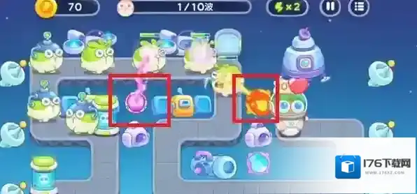 保卫萝卜4太空穿越第6关满星攻略