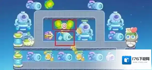 保卫萝卜4太空穿越第39关满星攻略