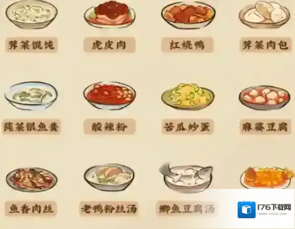 桃源深处有人家食谱合成表 1-6级食谱配方攻略