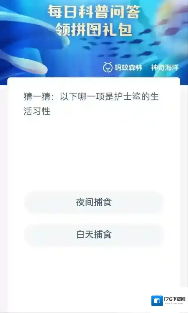 以下哪一项是护士鲨的生活习性
