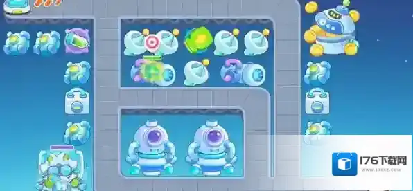 保卫萝卜4太空穿越第45关满星攻略