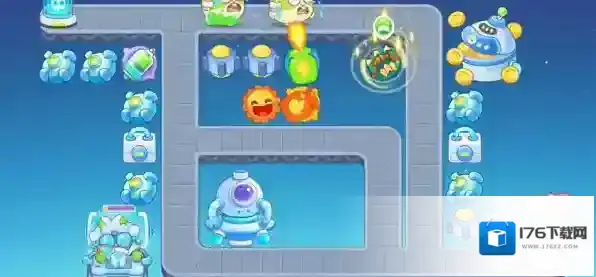 保卫萝卜4太空穿越第45关满星攻略