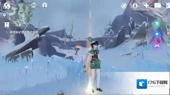 原神风花节前往标记地点附近留影攻略 雪山留影任务位置