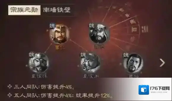 三国志战棋版曹仁属性战法搭配推荐