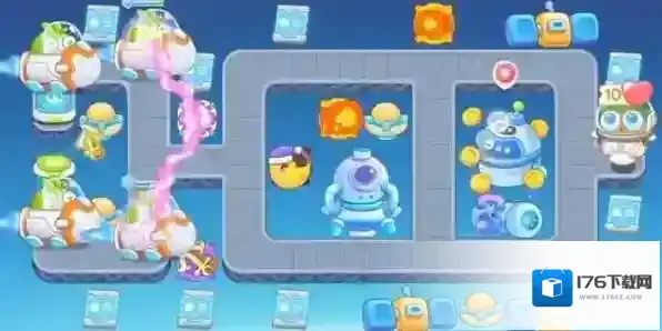 保卫萝卜4太空穿越第4关满星攻略