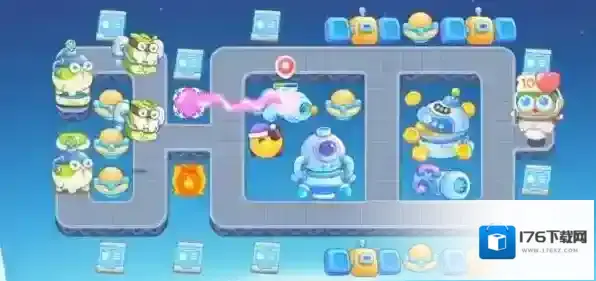 保卫萝卜4太空穿越第4关满星攻略