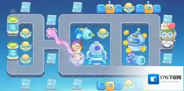 保卫萝卜4太空穿越第4关满星攻略