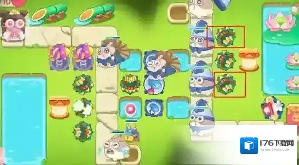 保卫萝卜4白萝卜传奇第49关通关攻略