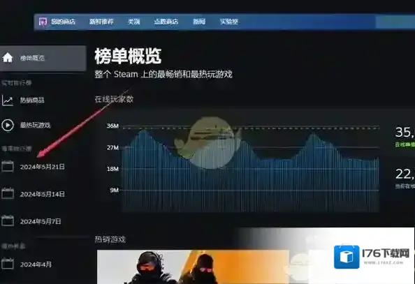 《steam》每周销量排行榜查看方法