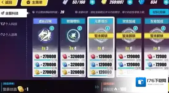 崩坏3世界BOSS个人科技怎么升 个人科技升级加点推荐
